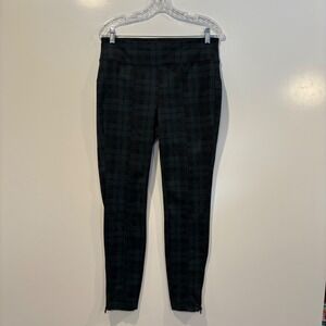 Rock Republic Fever Pull On Slimming Ponte Pants Plaid Womens‎ Size Medium